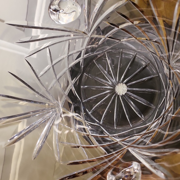 Antique French Cut Crystal Glass Magnum Ice Bucket 9 1/4" - Picture 5 of 9